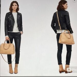 Authentic Rebecca Minkoff   Amorous Satchel & Crossbody in Natural